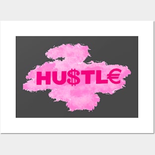 Pink hustle design Posters and Art